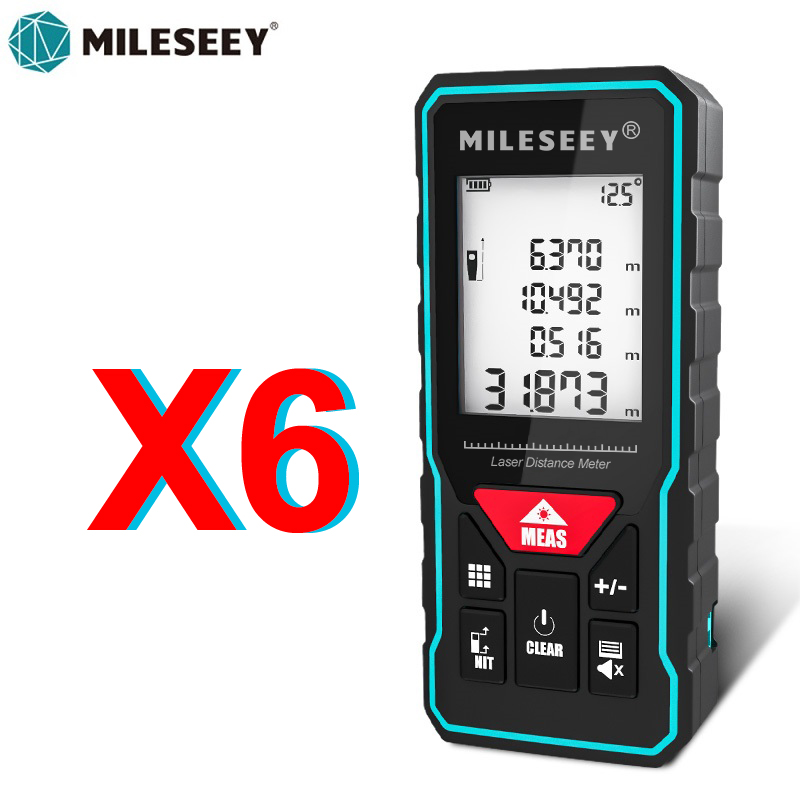 Industrial Laser Tape Measure - MILESEEY Laser Rangefinder X5 лазерная рулетка