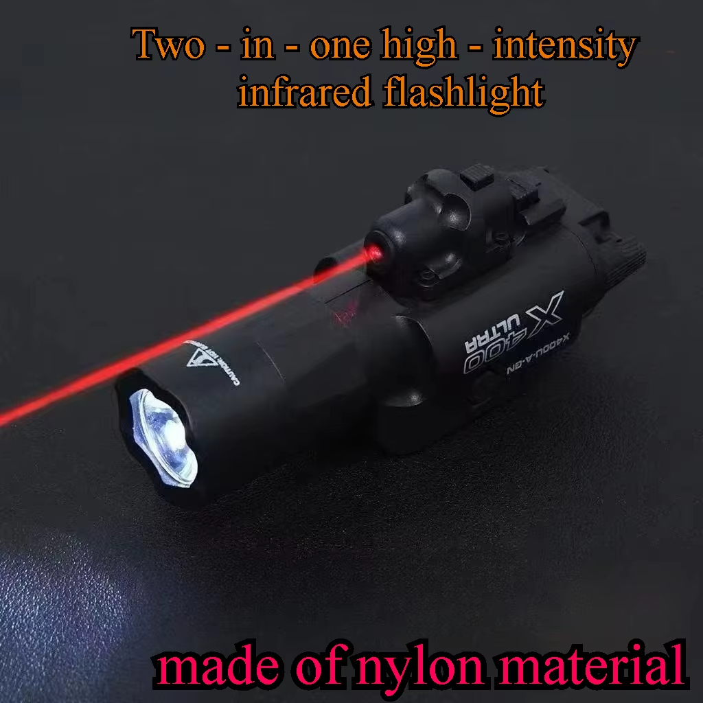 Industrial Laser Gun - 2-in-1 X400U High-intensity Flashlight Laser Pointer