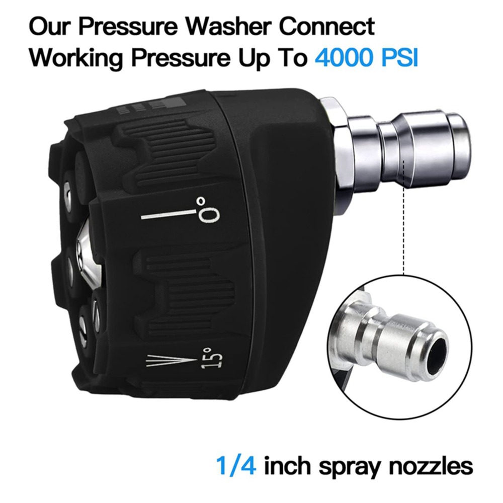 Laser Nozzle Ceramic - New 6in1 Pressure Washer Nozzle Multifunctional