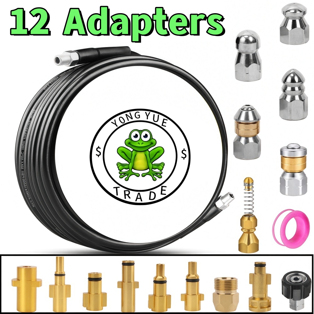 Laser Nozzle Ceramic - 5~50m Pressure Washer Sewer Jetter Kit