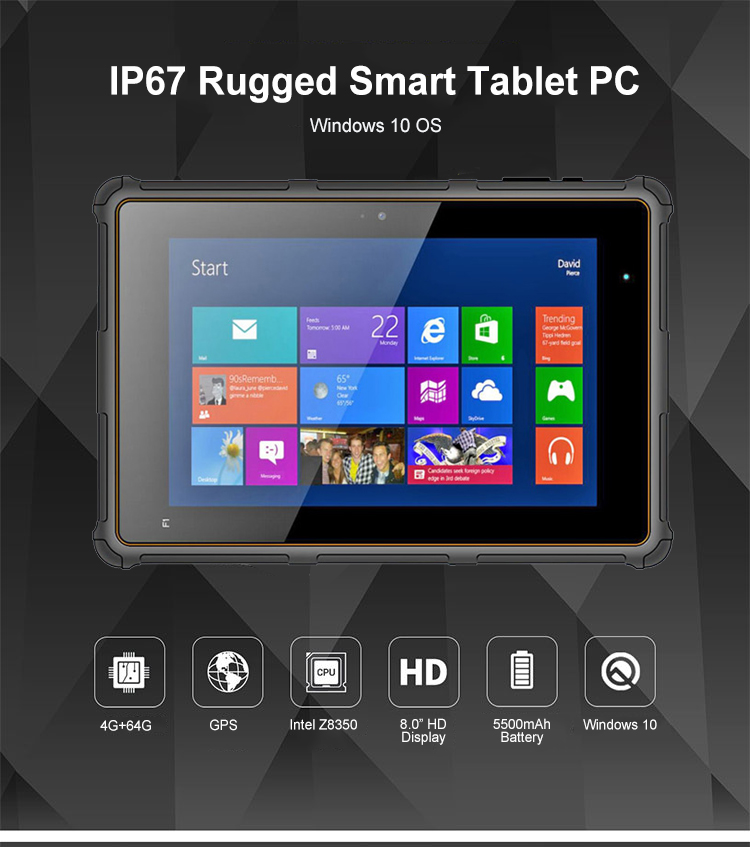 10 Inch Rugged Tablet PC with  - Industrial Laser Operator recension och pris