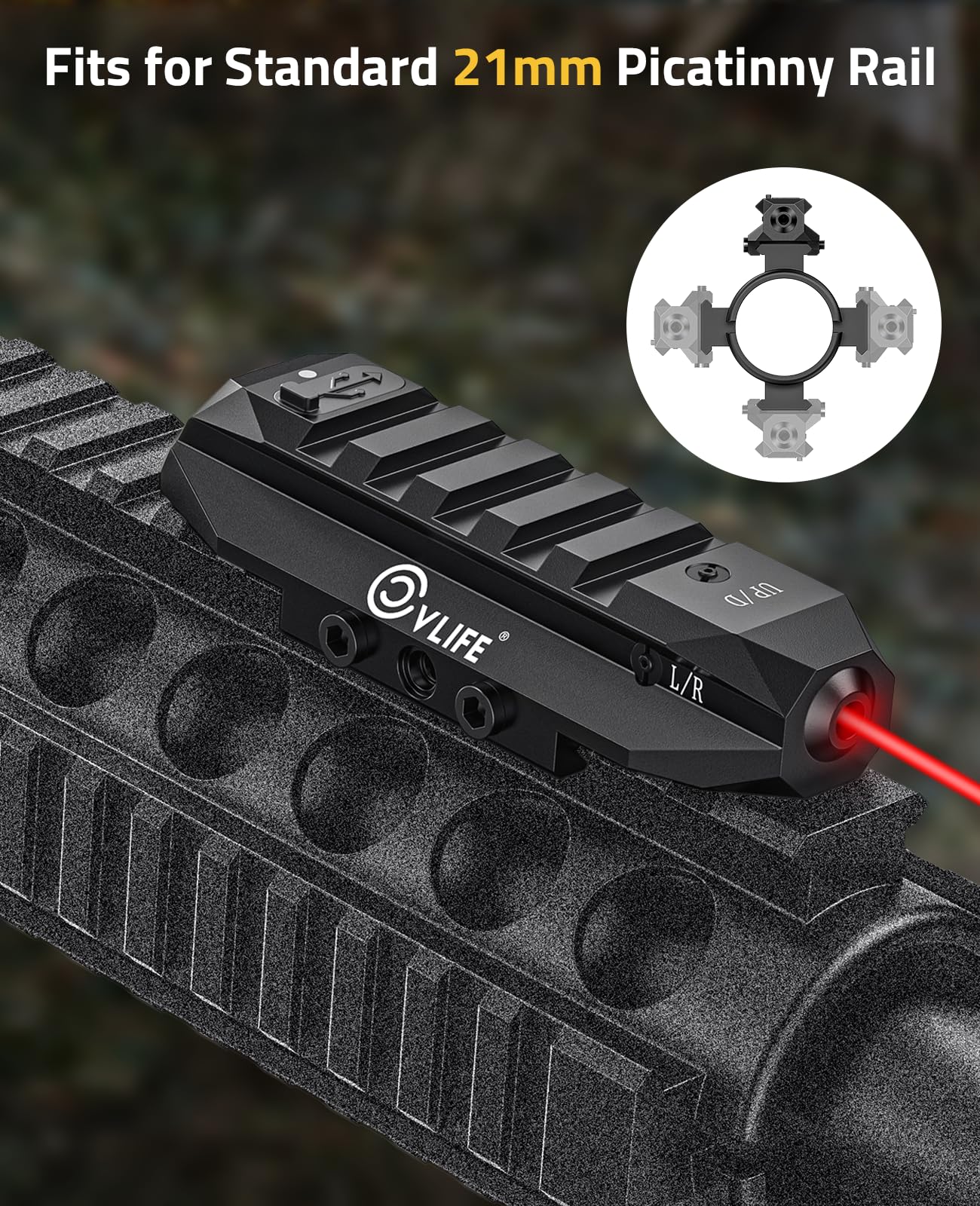 CVLIFE Low Profile Laser Sight - Industrial Laser Gun recension och pris