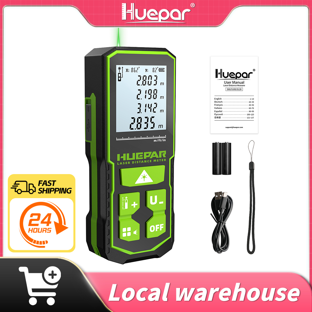 Huepar Laser Rangefinder Digit - Industrial Laser Tape Measure recension och pris