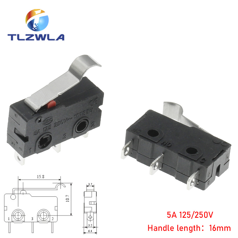 Micro Switch Copper Contact 5A - Limit Switch Cnc recension och pris