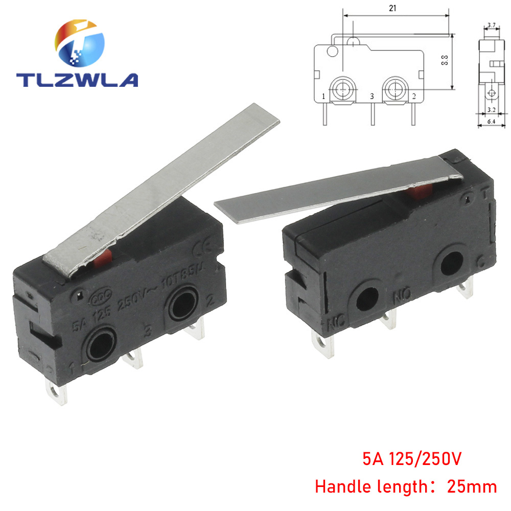 Micro Switch Copper Contact 5A - Limit Switch Cnc recension och pris