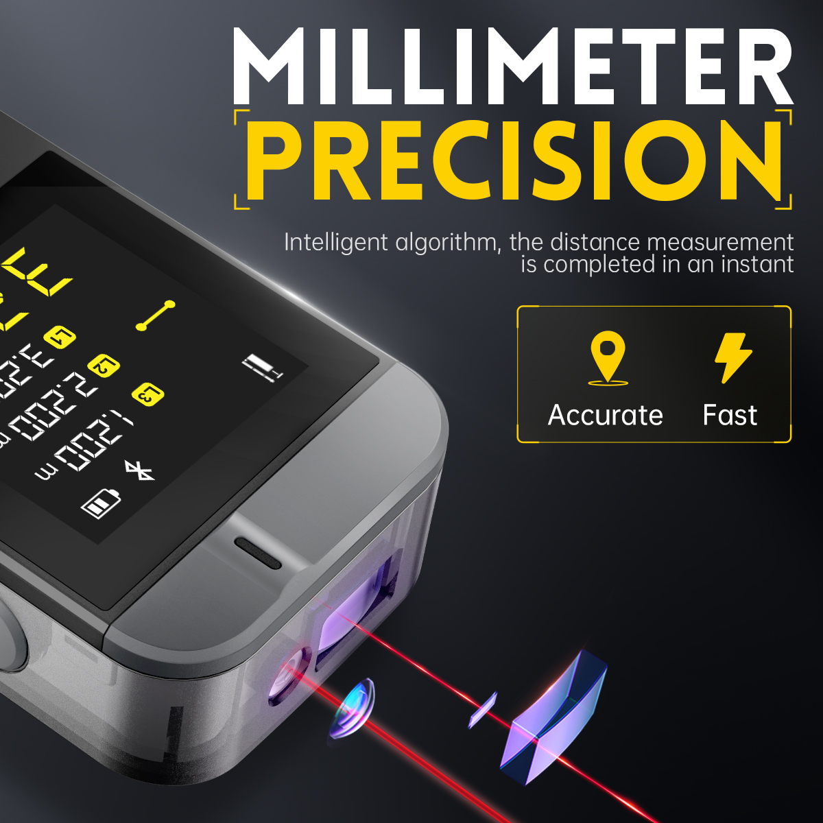 FNIRSI IR40 Digital Laser Tape - Industrial Laser Tape Measure recension och pris