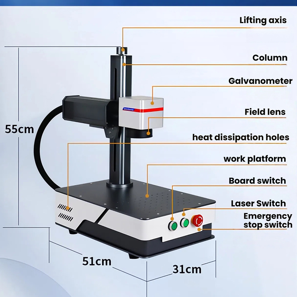 WaveTopSign 20W 30W Fiber Lase - Fiber Laser Source 20W recension och pris