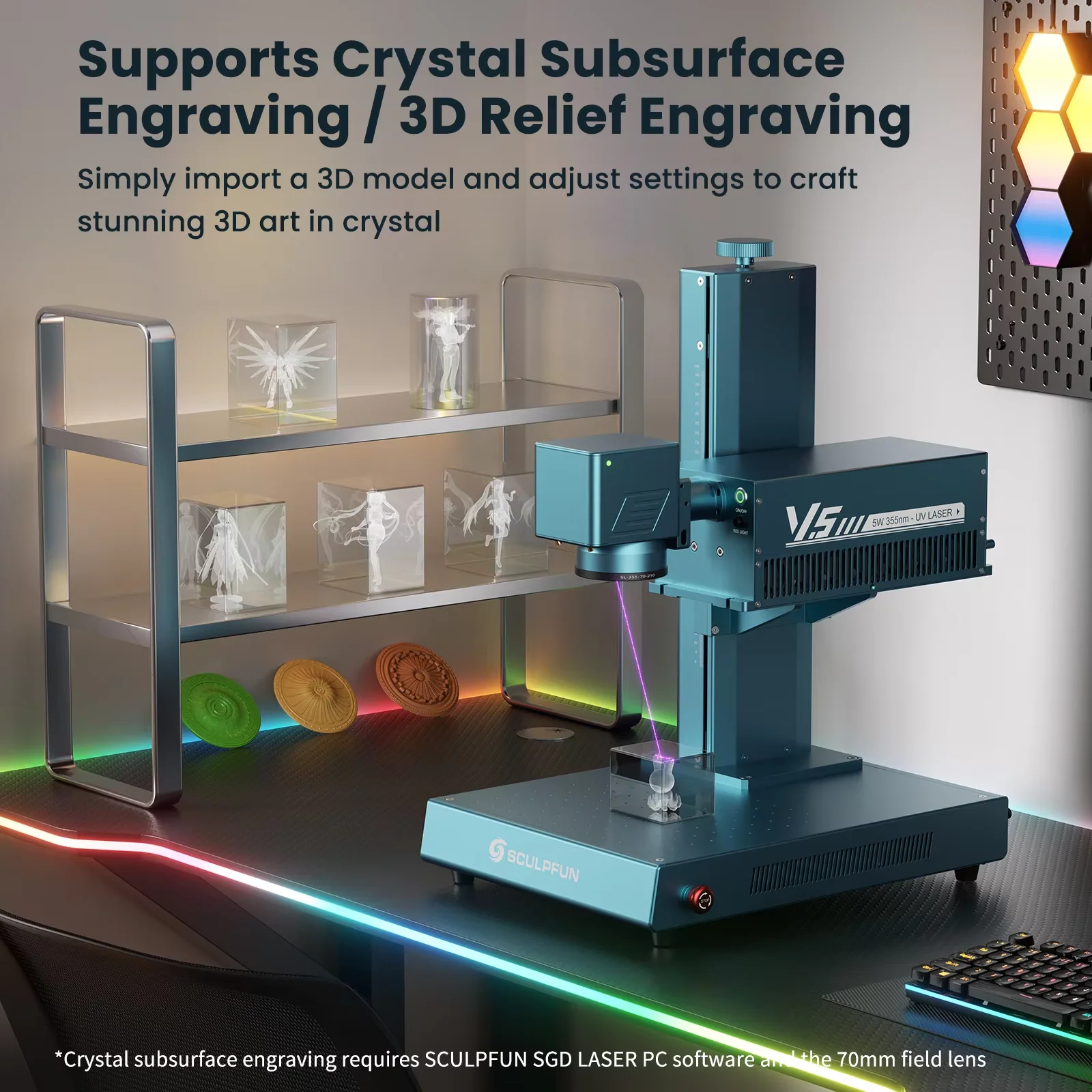SCULPFUN V5 UV Laser Engraver  - Industrial Uv Laser recension och pris