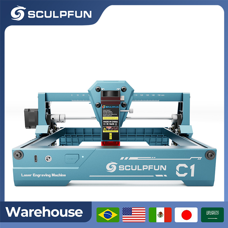 Sculpfun 3W C1 Mini Laser Engr - Fiber Laser Cutting Machine recension och pris
