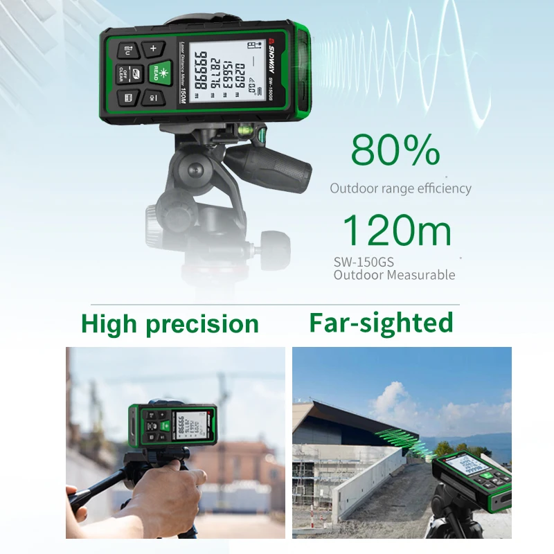 Green Laser Distance Meter Dig - Industrial Laser Tape Measure recension och pris