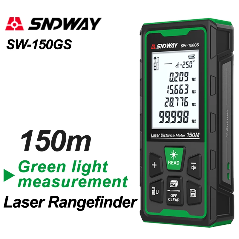 Green Laser Distance Meter Dig - Industrial Laser Tape Measure recension och pris