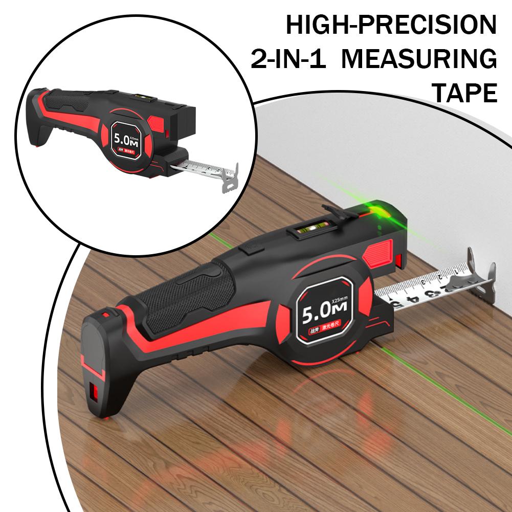 2 in 1 Laser Distance Meter St - Industrial Laser Tape Measure recension och pris