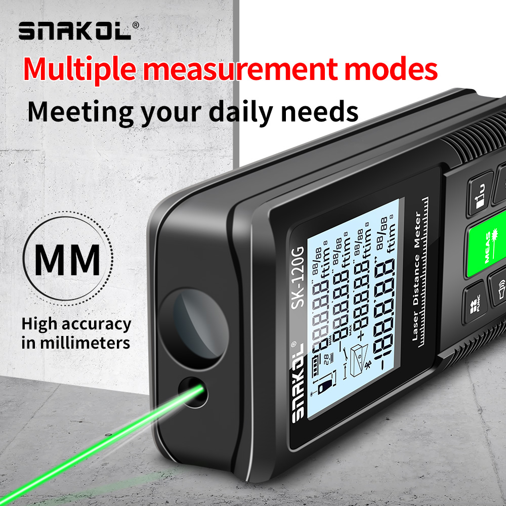 Snakol Laser Distance Meter 40 - Industrial Laser Tape Measure recension och pris