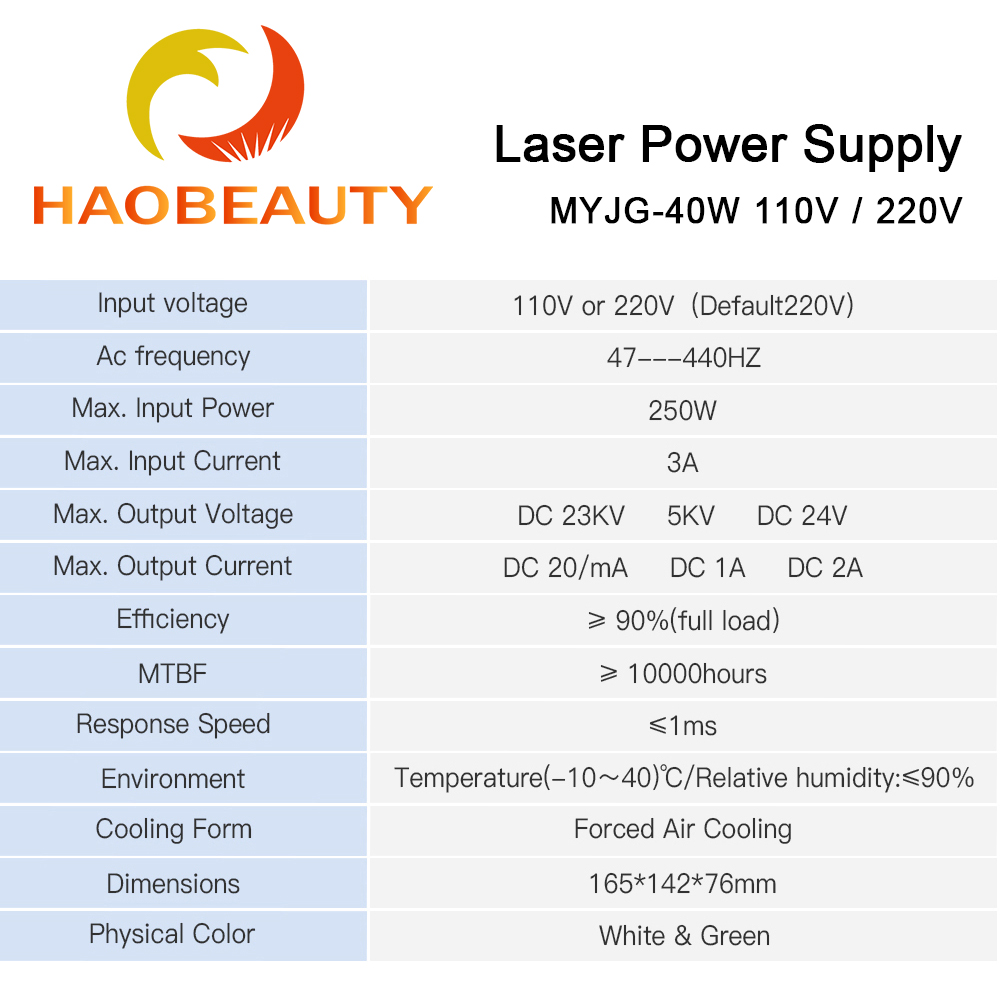 HAOBEAUTY MYJG-40 CO2 Laser Po - Co2 Laser Engraving Machine recension och pris