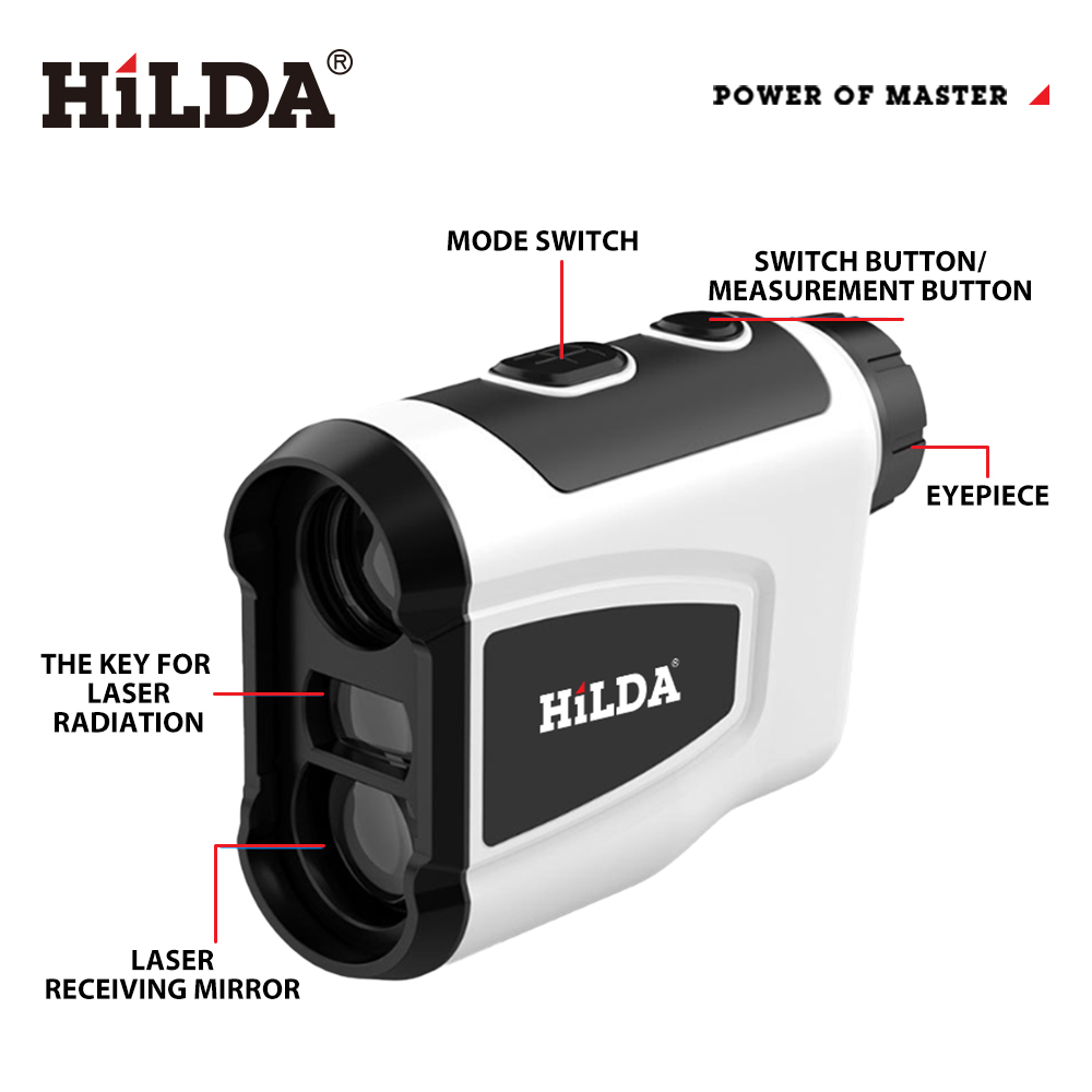 HILDA 800M Golf Laser Rangefin - Industrial Laser Tape Measure recension och pris