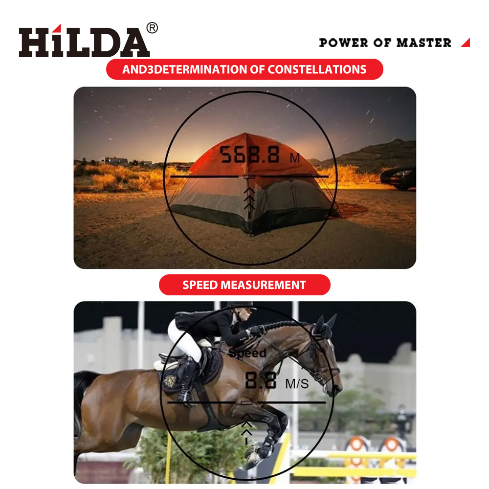 HILDA 800M Golf Laser Rangefin - Industrial Laser Tape Measure recension och pris