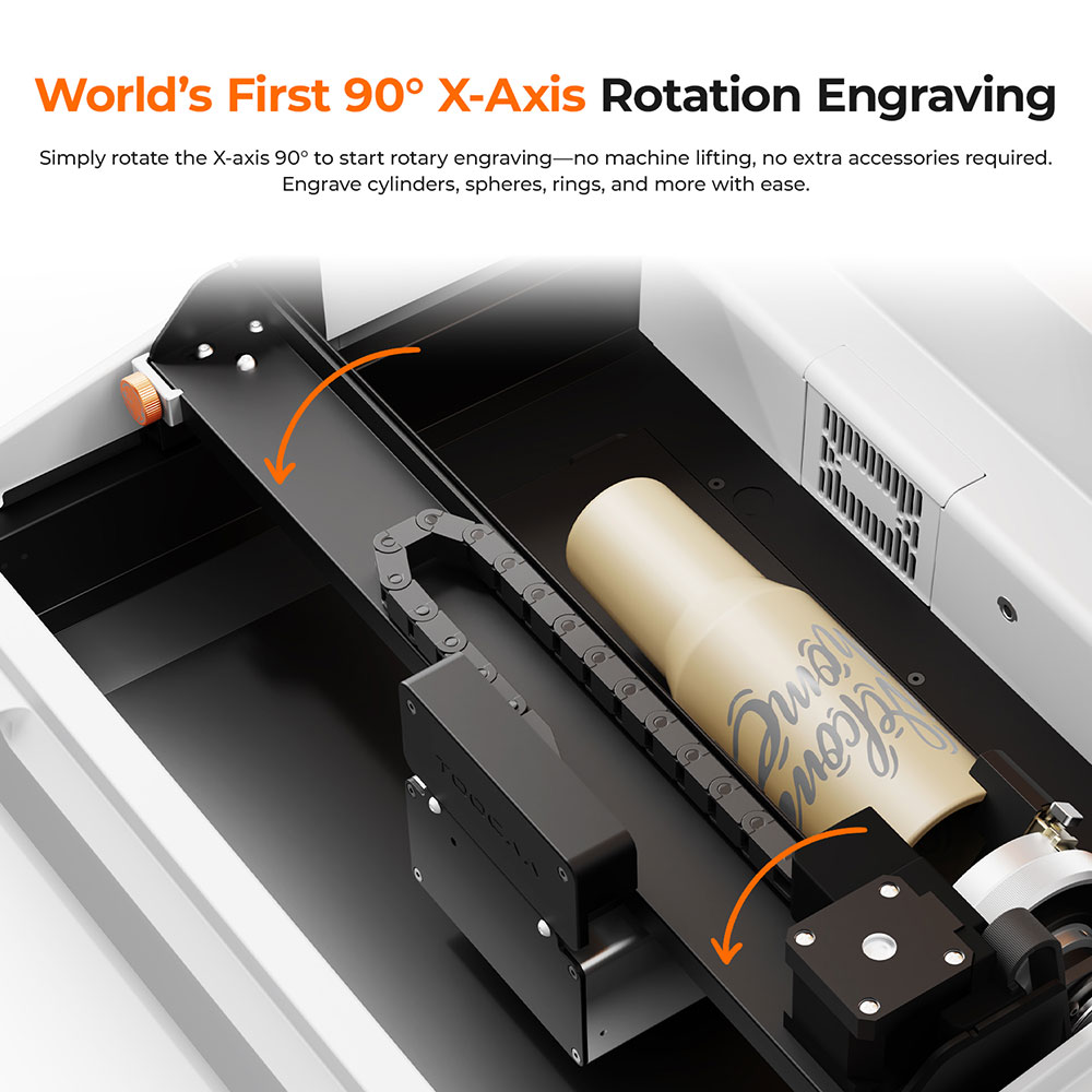 TOOCAA NOVA 20W Beginner-Frien - Co2 Laser Engraving Machine recension och pris