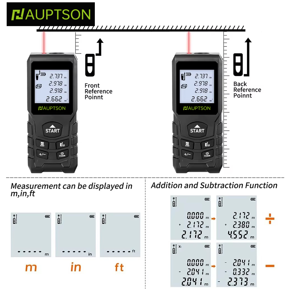 HAUPTSON Laser Rangefinder 70/ - Industrial Laser Tape Measure recension och pris