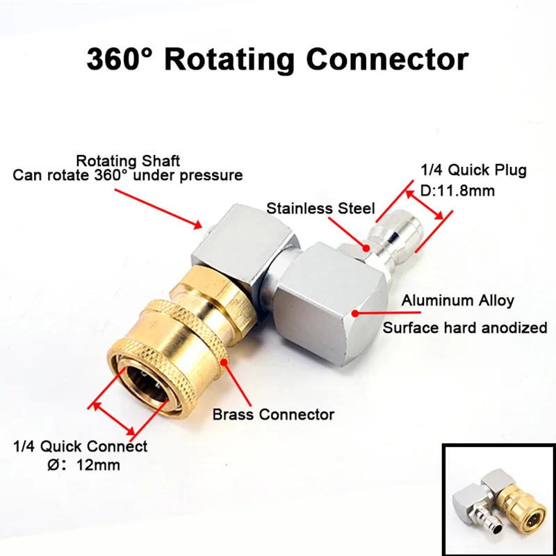 360° Swivel High Pressure Wash - Laser Nozzle Ceramic recension och pris