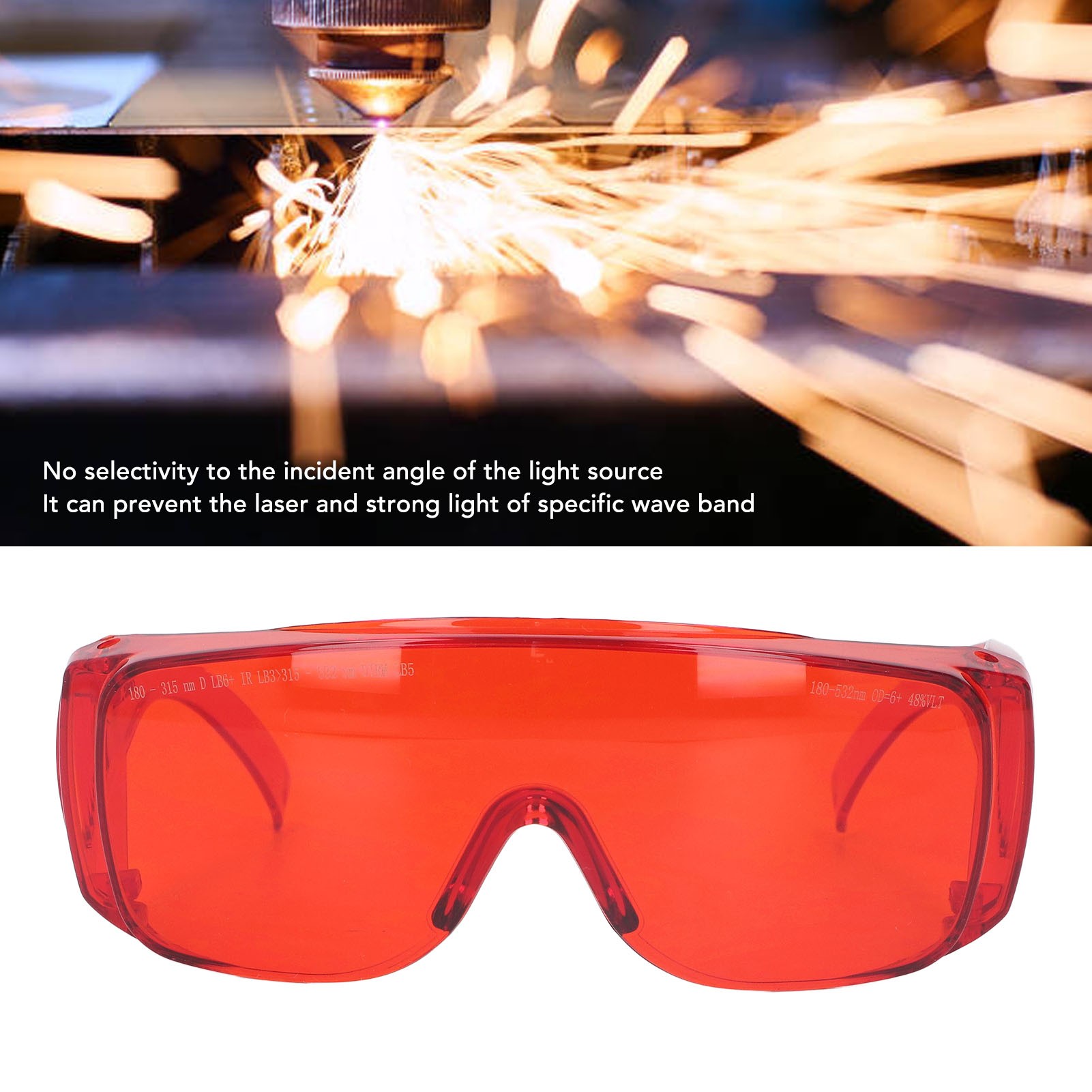 Laser Glasses Red 180 To 532nm - Industrial Laser Glasses recension och pris