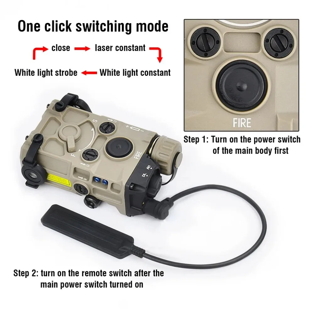 Tactical OGL Nylon Plastic LED - Industrial Laser Gun recension och pris