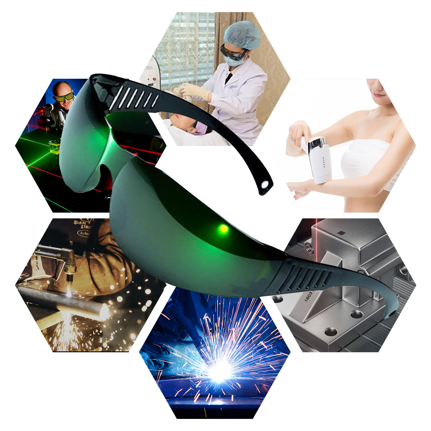 Lead Goggles Radiation Glasses - Industrial Laser Glasses recension och pris