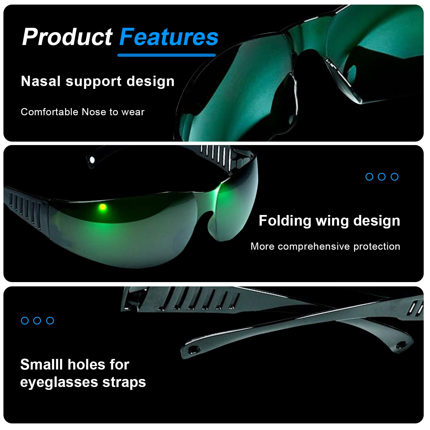 Lead Goggles Radiation Glasses - Industrial Laser Glasses recension och pris