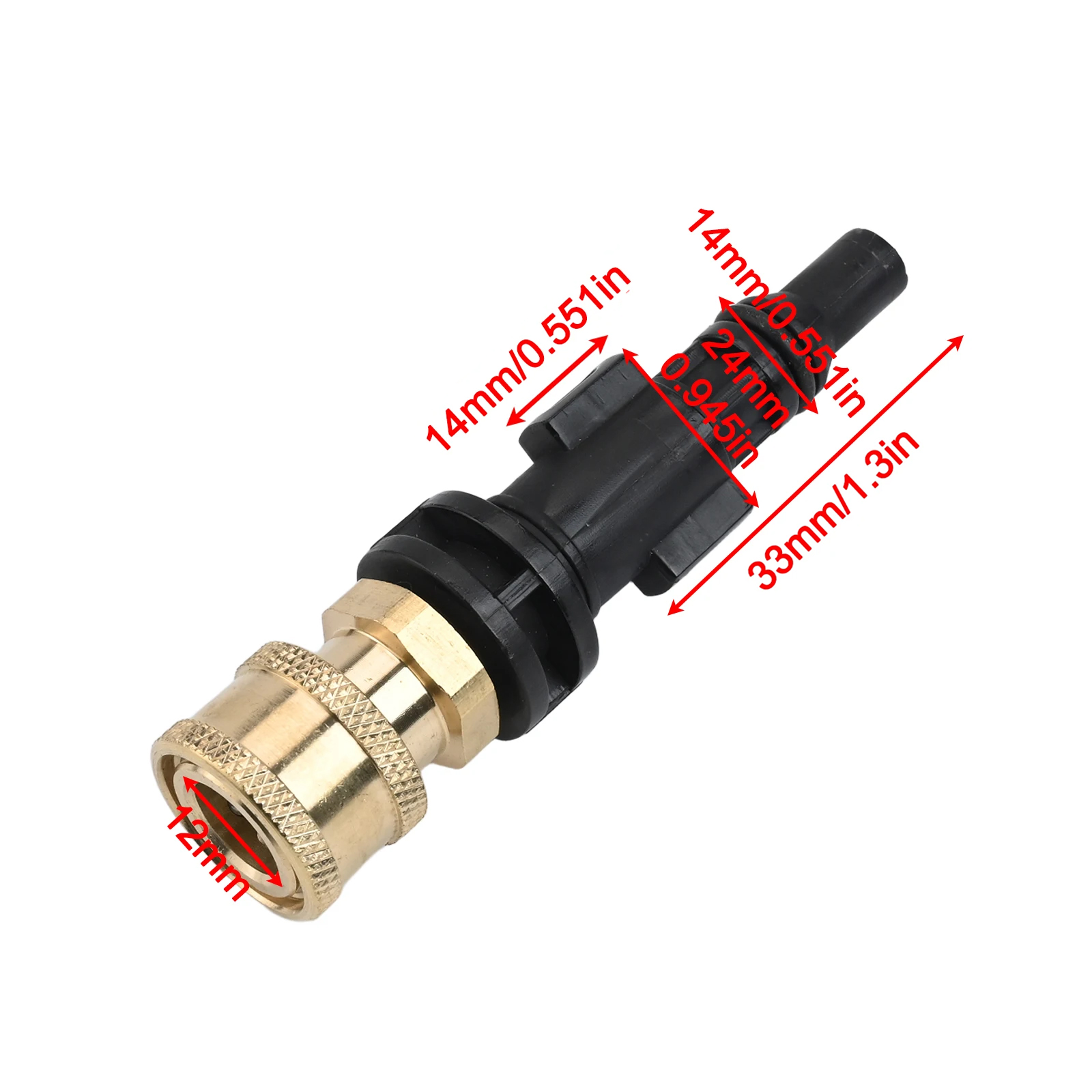 6Pc High Pressure Washer Quick - Laser Nozzle Ceramic recension och pris