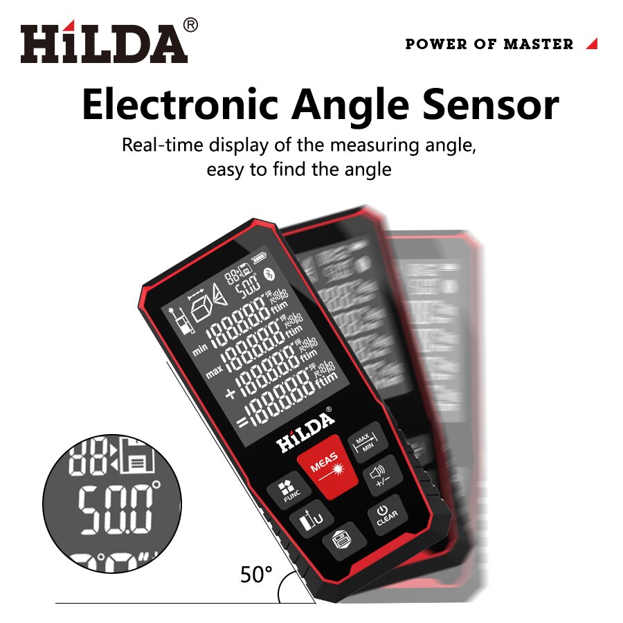 HILDA Laser Rangefinder 40/100 - Industrial Laser Tape Measure recension och pris