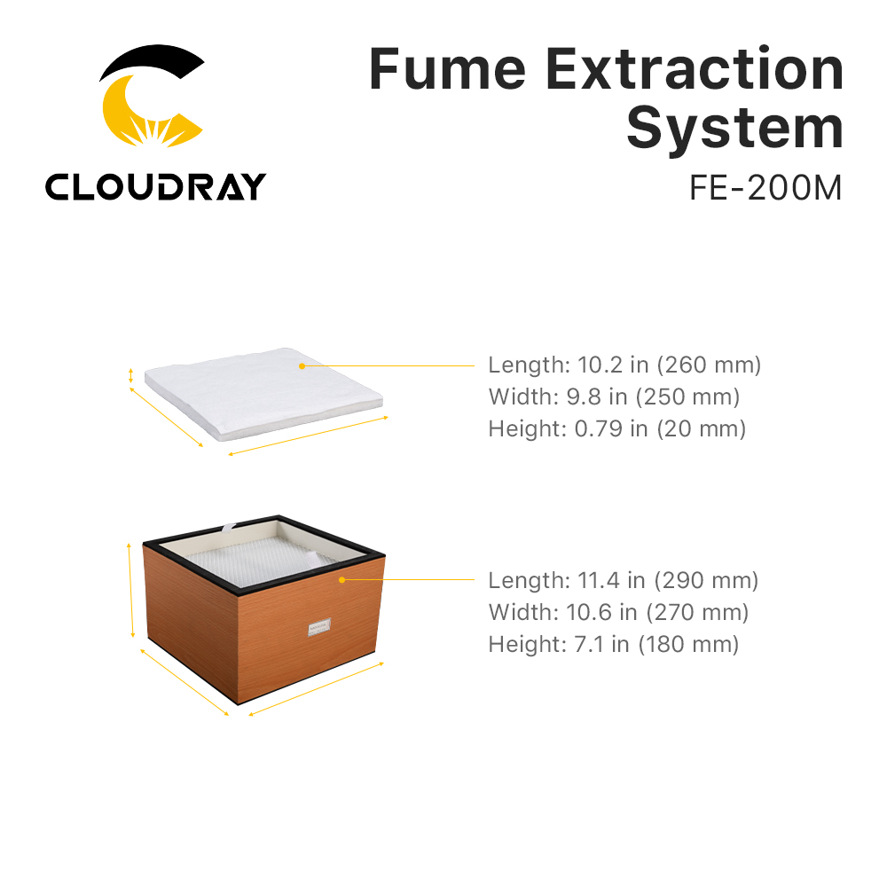 Cloudray Fume Extraction Syste - Fiber Laser Cutting Machine recension och pris